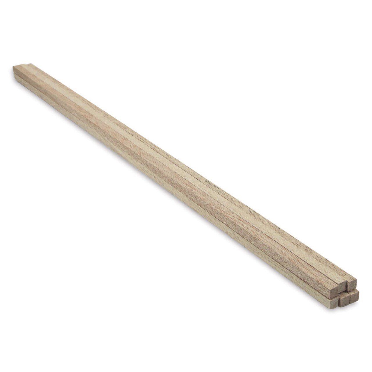 Midwest Products Balsa Wood Strips - 6 Pieces, 1/2" x 1/2" x 36"